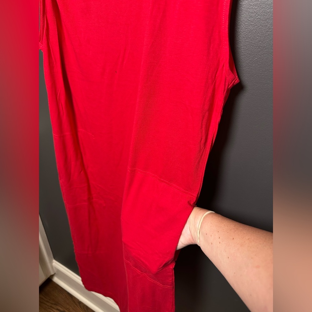 Free People | FP Beach Drew Midi | Red | Twisted Sleeve | Medium | NWOT - Picture 3 of 9